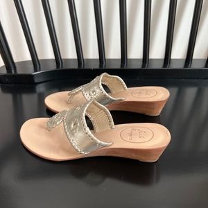 Jack Rogers 7 wedge sandals - fits like 6.5
